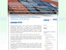 Tablet Screenshot of energiesparhaus-ratgeber.de